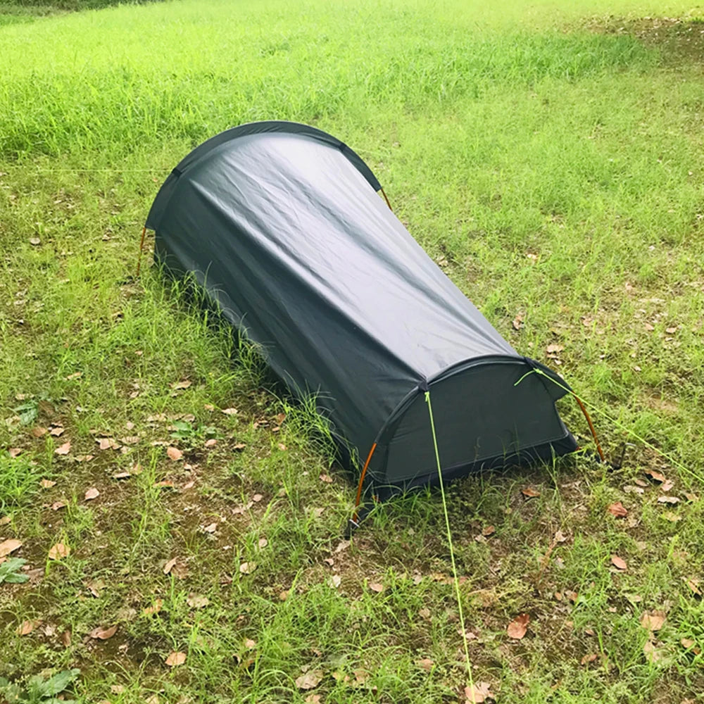 Backpacking Tent Outdoor Camping Sleeping Bag Tent Lightweight Single Person Sleeping Tent for Outdoor Camping  Travel Hiking