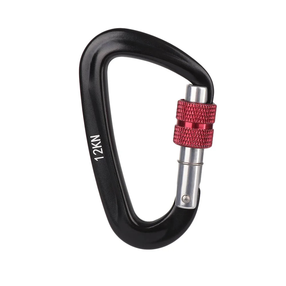 Quality Aluminum Security Master Lock Accessories Mountaineering Protective Equipment Professional Carabiner Climbing Key Hooks