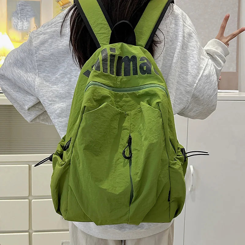 Casual Backpack, Fashion Simple Large Capacity Men And Women With The Same Style Commuting Backpack, Durable Student Schoolbag