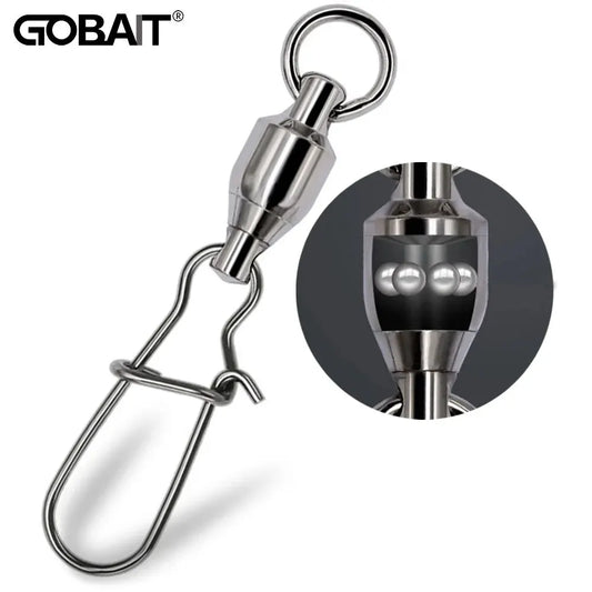 GOBAIT Ball Bearing Swivel Snap Kit (20 Pack)