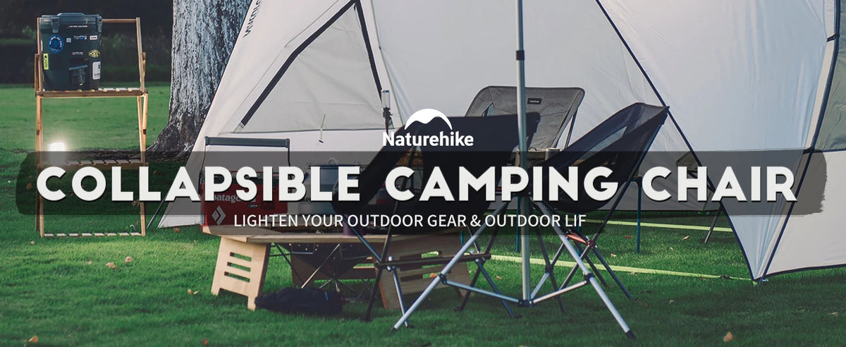 Naturehike 2024 Camping Chair Ultralight High Load Folding Quick Build Garden Chair Outdoor Foldable Picnic Beach Moon Chair