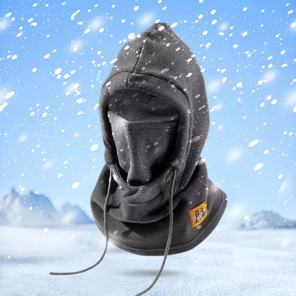 Winter Warm Hat with Mask and Neck Warmer 3-in-1 Windproof Balaclava for Men and Women Masked Hat Cycling Cold Weather Protectio
