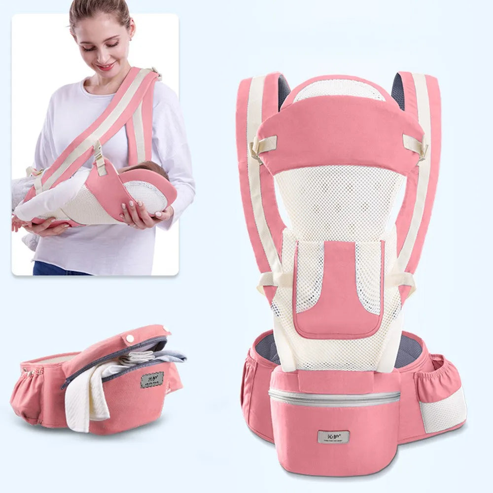Ergonomic Backpack Baby Carrier Baby Hipseat Carrier carrying for children Baby Wrap Sling for Baby Travel 0-48 Months Useable