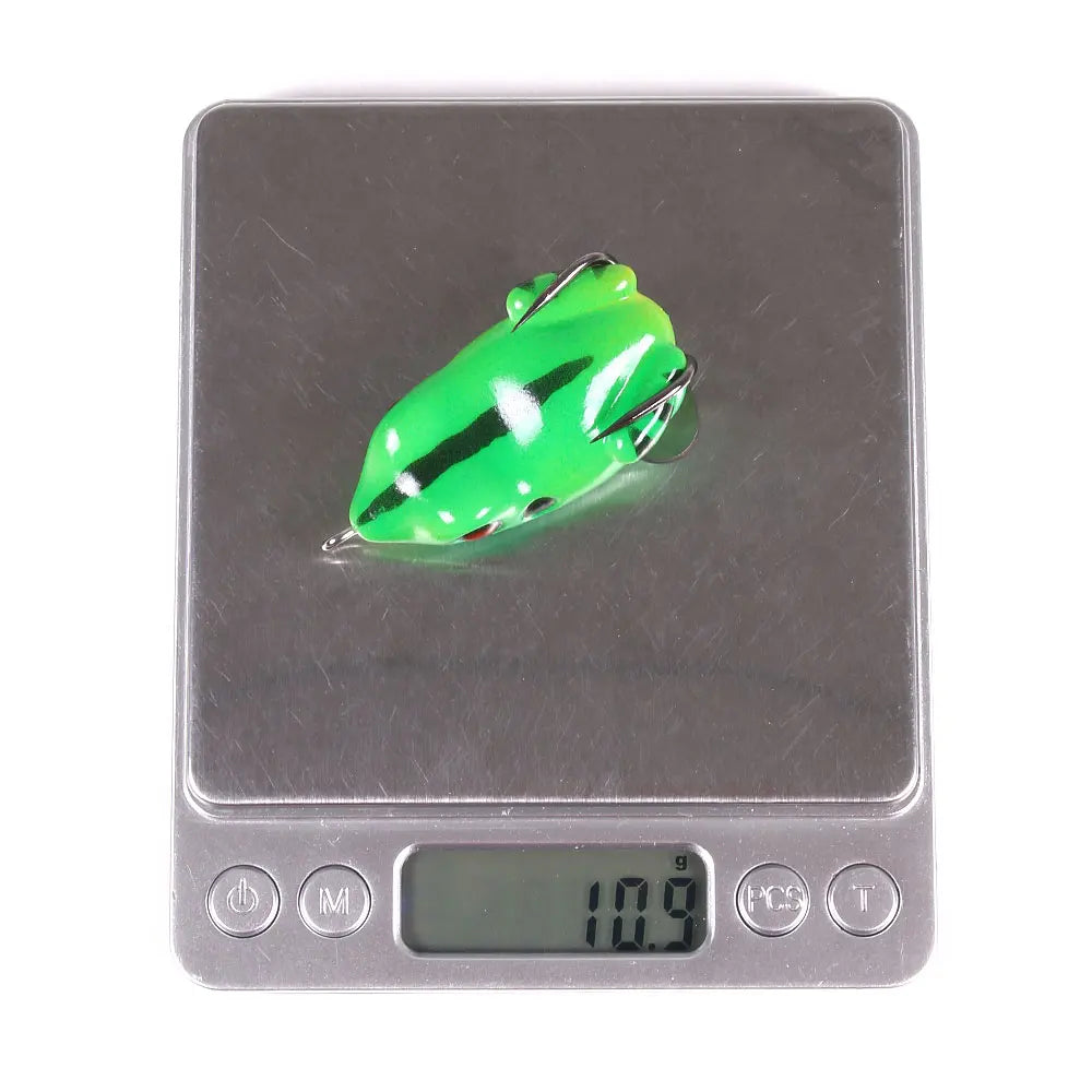 Soft Frog Lure with Spinner Blade
