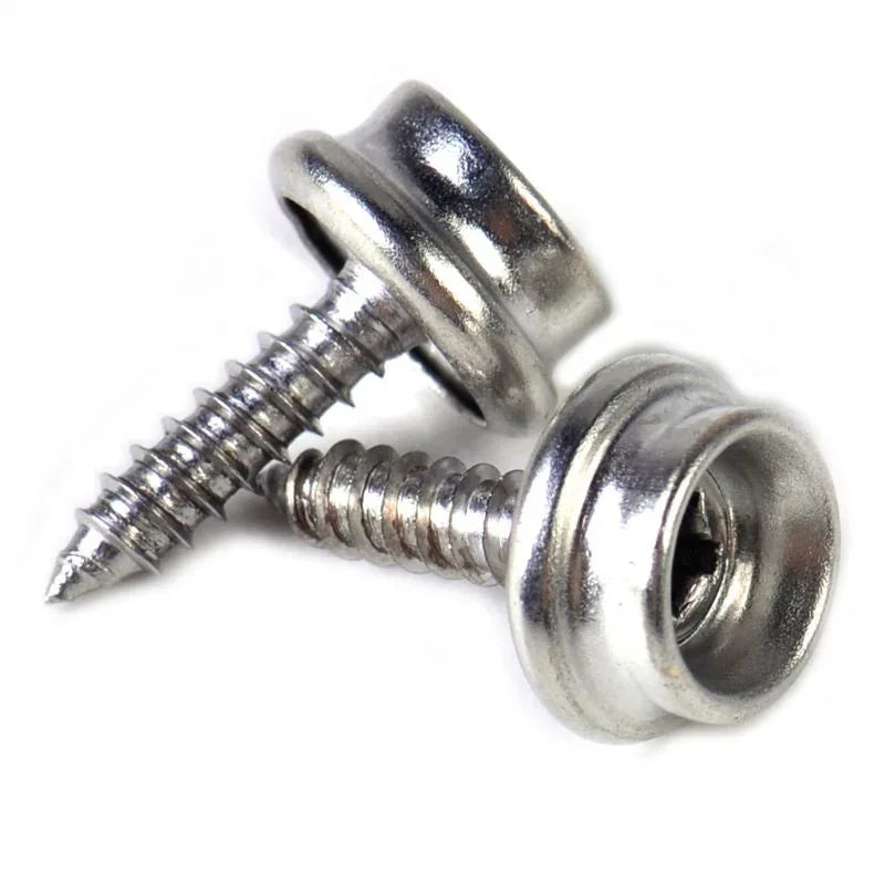 10 Sets Stainless Steel Tapping Snap Fastener Kit Tent Marine Yacht Boat Canvas Cover Tools Sockets Buttons Car Canopy Accessori