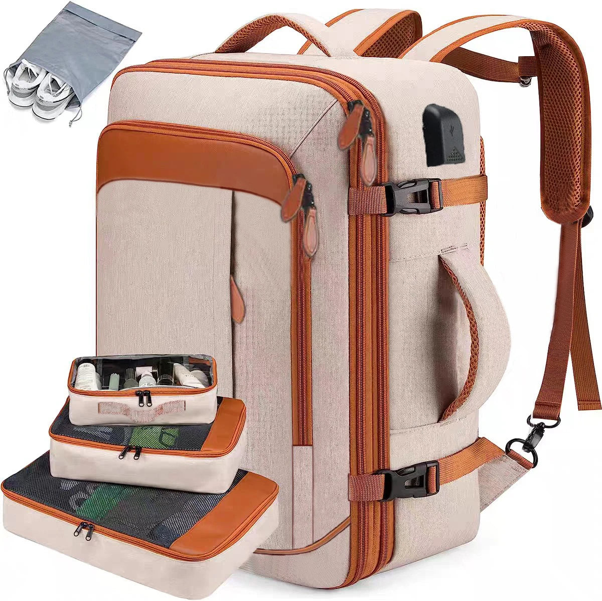 Large capacity travel outdoor backpack, backpack, oversized business travel leisure bag