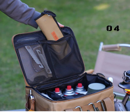 30L/42L/56L Autumn Camping Bag Insulated Waterproof Tactical Foldable Outdoor Picnic Tableware Storage Box Large Capacity Field