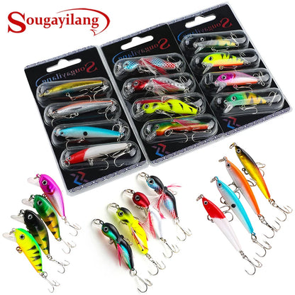 Sougayilang Wobbler Lure Set (4 Pack)