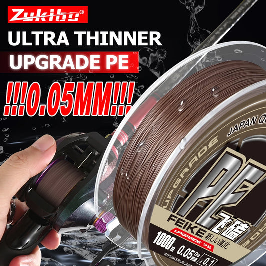 ZUKIBO 0.05mm Micro PE Braided Line 1000m