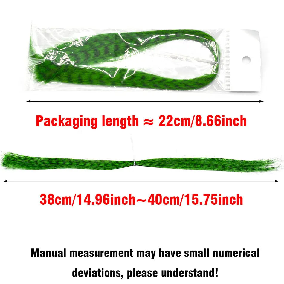 MNFT Zebra Grizzly Streamer Fibers (12 Colors)