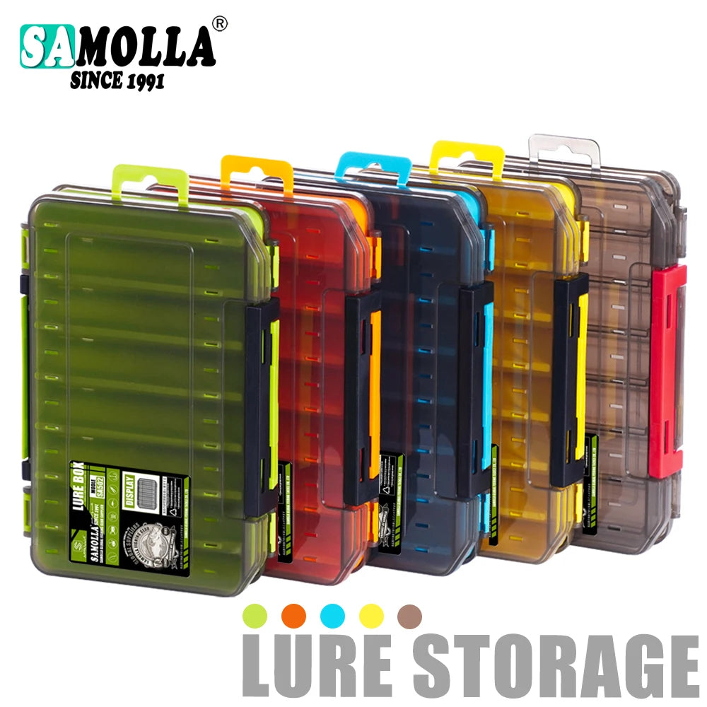 SAMOLLA 14-Compartment Tackle Box