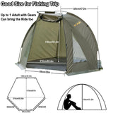 1-2 Person Shelter Tent Camping Tent Ultralight Waterproof for Hunting Adventure Travel Carp Fishing Bivvy