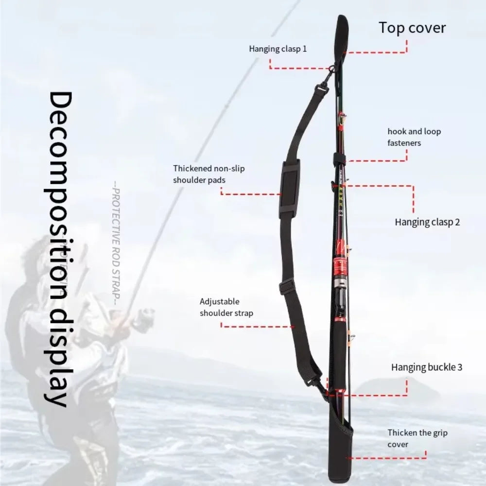 Adjustable Fishing Rod Shoulder Belt