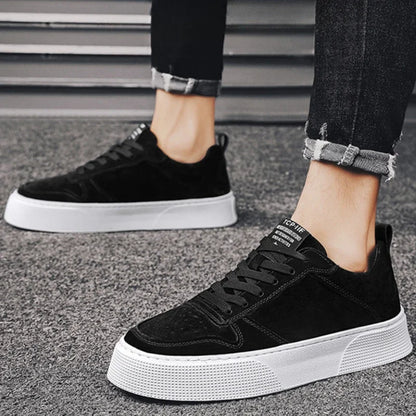 Men’s Casual Sneakers – Lightweight Non-Slip Running Shoes Soft Sole Vulcanized Trainers