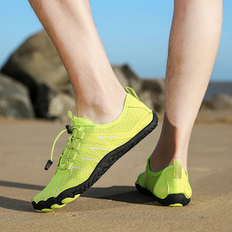 Unisex Barefoot Trail Shoes – Athletic Hiking, Water & Aqua Swim Walking Sneakers (Breathable Minimalist Design)
