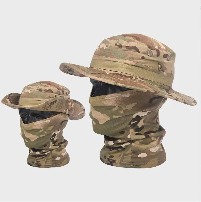 Camo Boonie Hat with Balaclava