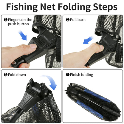 Aluminum Telescoping Landing Net (55-190cm)