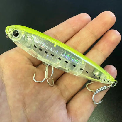 GOBAIT Floating Pencil Topwater Lure, 10cm Walk-the-Dog