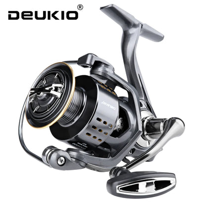 DEUKIO Spinning Fishing Reel 2000-7000 Series 15KG Max Drag Ultralight Saltwater Surf Fishing Lure Reel