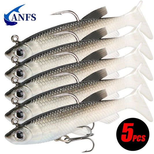 Soft Plastic Lure Kit 8cm (5 Pack)