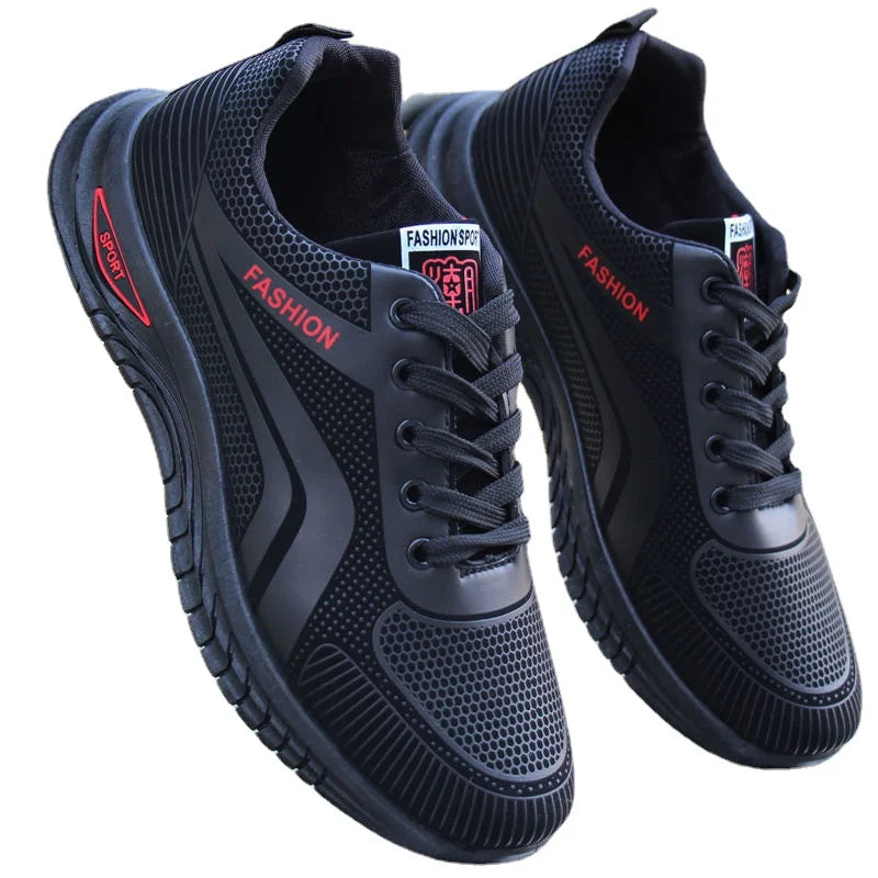Men’s Casual Breathable Sneakers – Lightweight Anti-Slip Running Shoes for Outdoor Sports & Daily Wear
