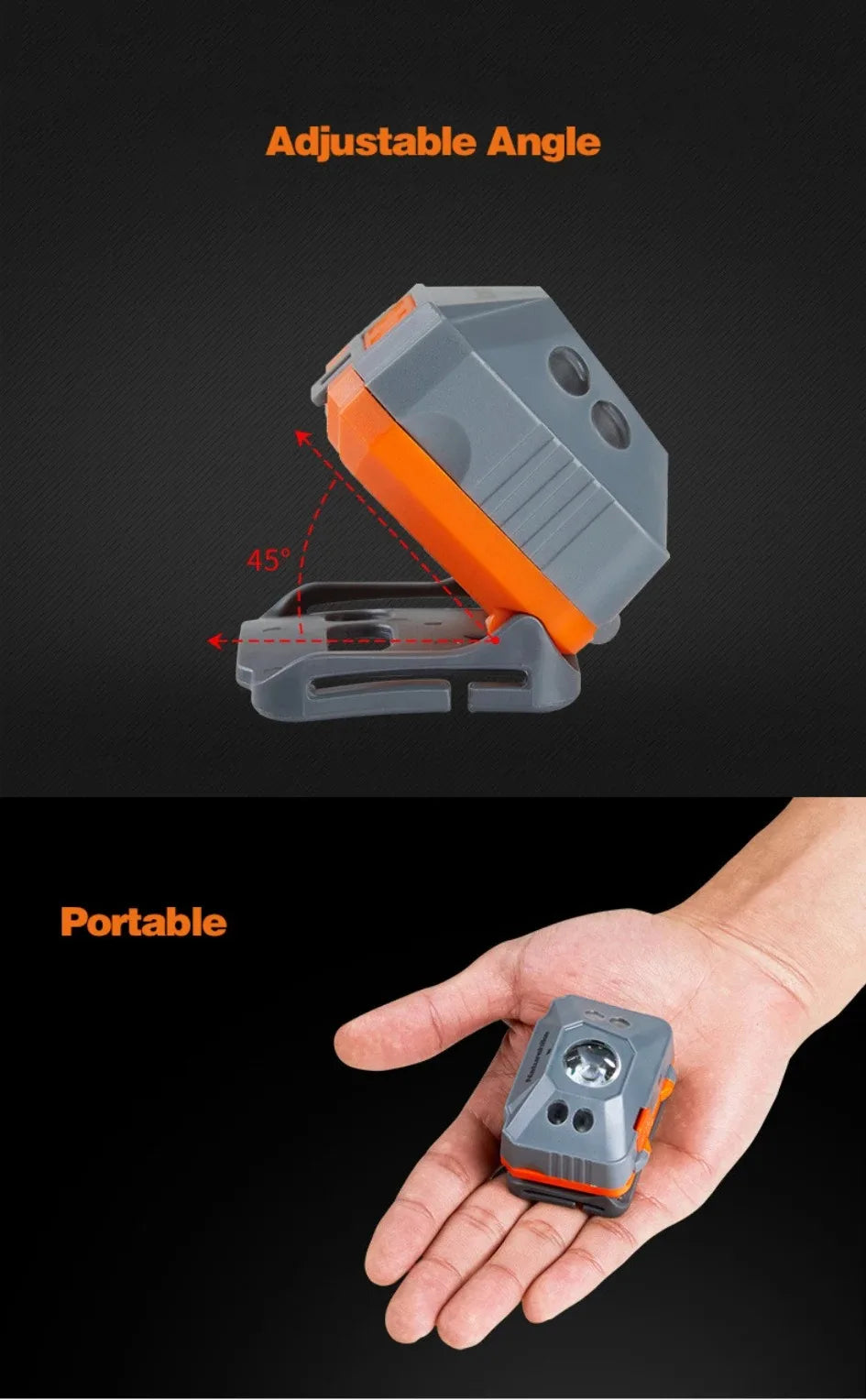 Naturehike Camping Light Ultralight IPX4 Waterproof Sensor Headlight 42h High Endurance Usb Charge Lantern Outdoor Hiking Lamp