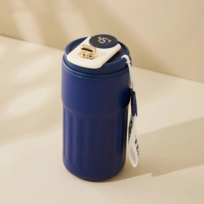 450ML Stainless Steel Thermo Water Bottle LED Temperature Display Coffee Cup Keep Cold and Heat Thermal Mug Travel Vacuum Flask