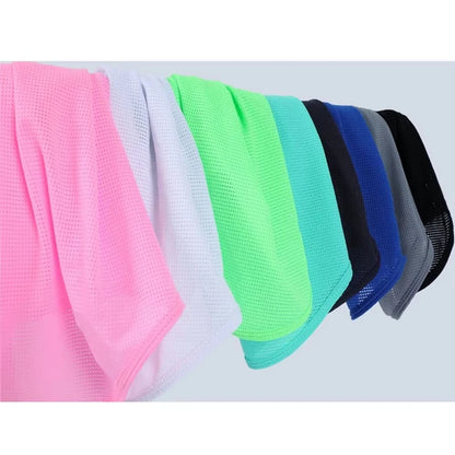 Summer Ice Silk Full Face Mask Balaclava Breathable Sun And UV Protection Motorcycle Scarf Neck Gaiter Bike Sun Protection