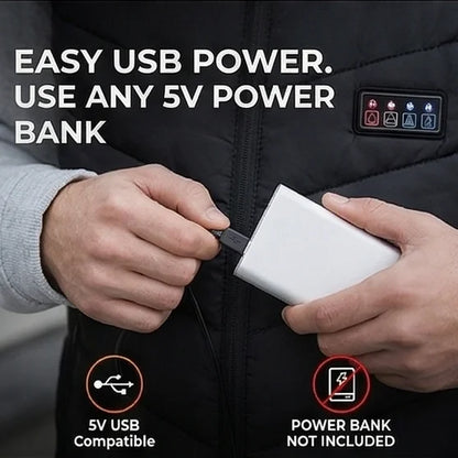 Smart Heated Vest with 21 Heating Zones