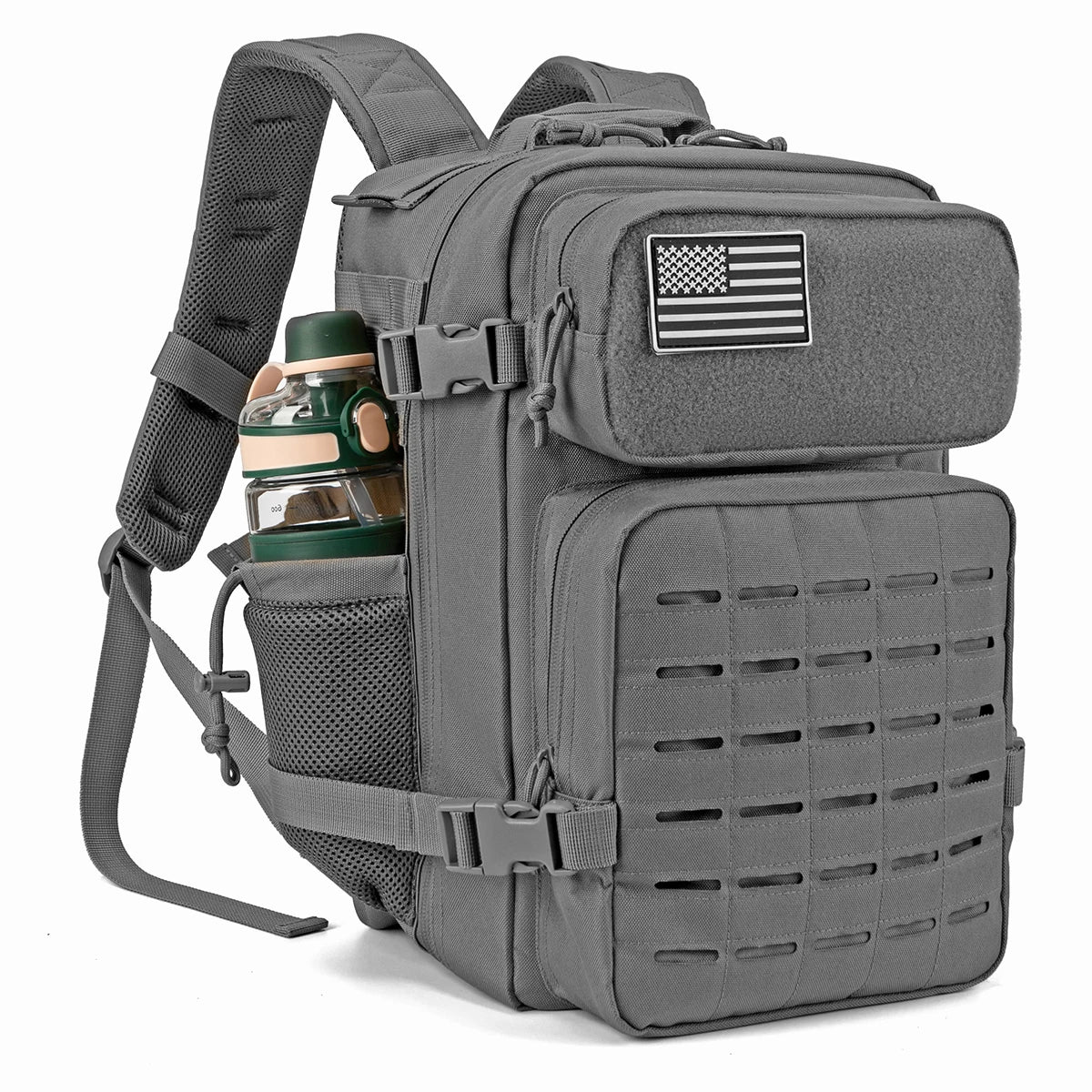 25L Tactical Backpack Outdoor Bag for Fitness MOLLE Backpack GYM For Women/Men EDC Hiking Survival Rucksack Witch Bottle Holder