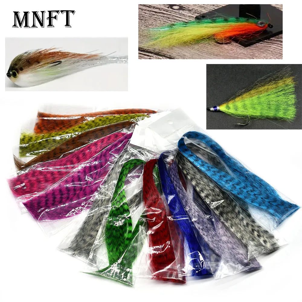 MNFT Zebra Grizzly Streamer Fibers (12 Colors)
