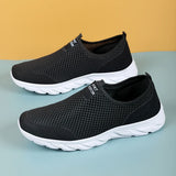 Men’s Lightweight Hiking Shoes – Breathable Mesh Outdoor Slip-On Sneakers for Summer