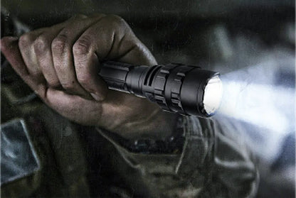 Professional Hunting Tactics Night Reconnaissance LED Flashlight L2 Lamp Beads Waterproof Rechargeable Outdoor Portable Torch