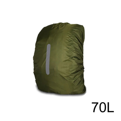 KoKossi 1Pcs 25-80L Backpack Rainproof Cover Outdoor Sports Cycling Hiking Backpack Mountaineering Camping Dust Cover Woman Men