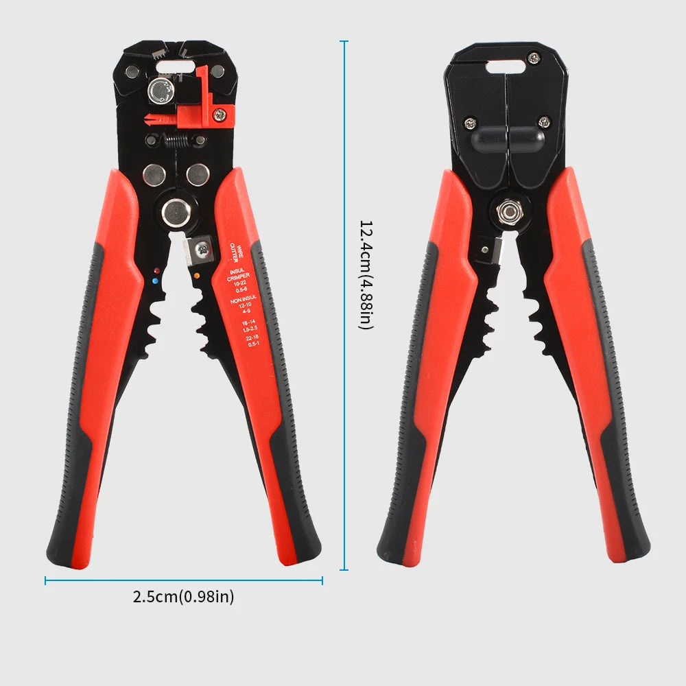 Wire Stripping Multifunctional Pliers AWG 24-10 Cable Cut Crimp Terminal Crimper Hand Tool for Electrician Wire Cutter