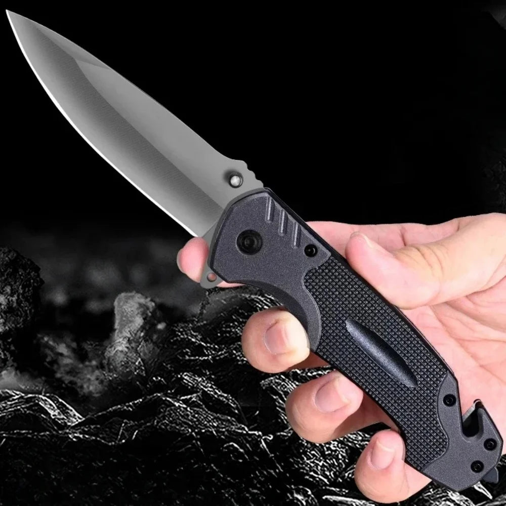 Multi Functional Sharp and Convenient Folding Knife Pocket Knife, Suitable for Wilderness Survival, Camping, Fishing, Hunting