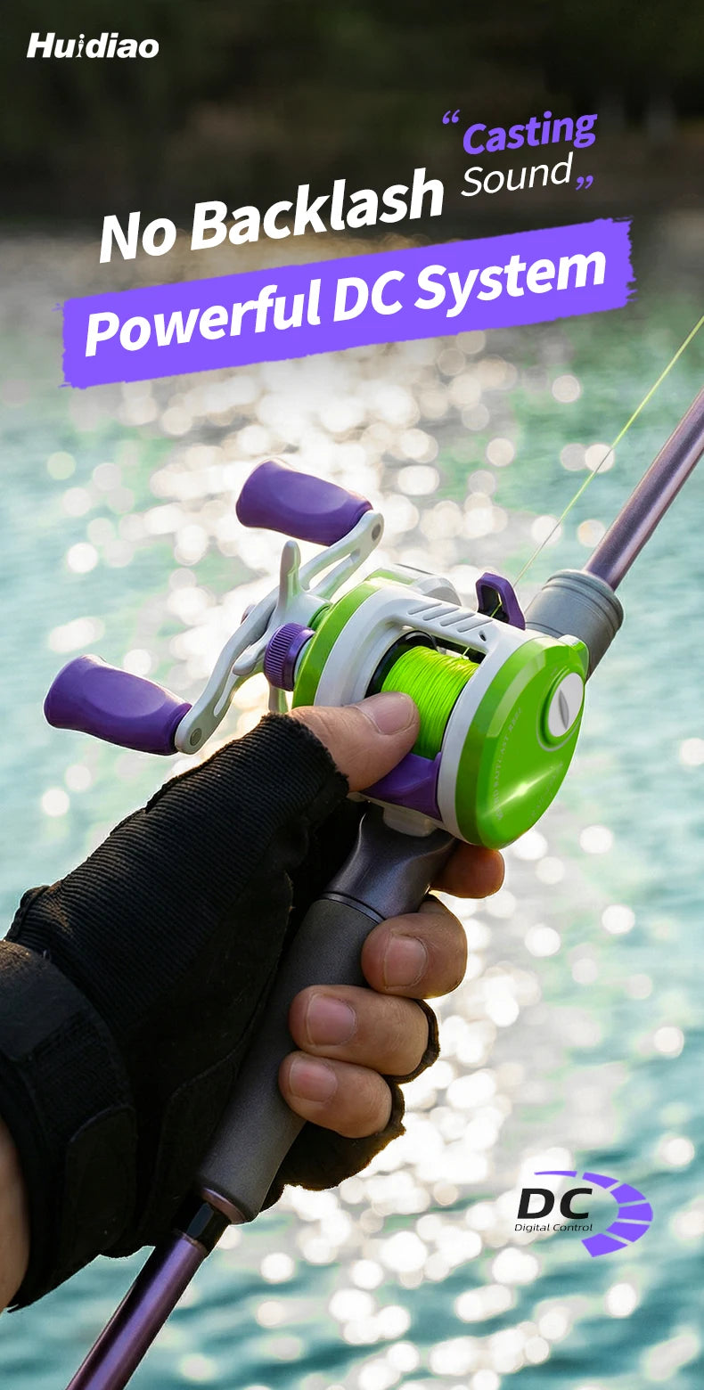 Huidiao TRAILSEEKER DC BFS Baitcasting Reel
