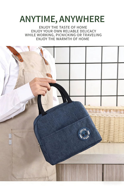 Insulated Lunch Bag Insulation Bento Pack Aluminum Foil Rice Bag Meal Pack Ice Pack Student Bento Lunch Handbag Insulation