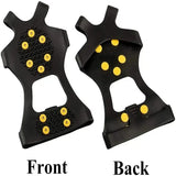 10-Teeth Outdoor Climbing Crampons | Anti-Slip Ice & Snow Cleats for Shoes | Winter Hiking & Mountaineering Traction Spikes