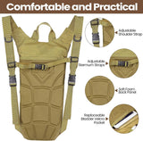 Sport Hydration Pack Backpack Water-proof Nylon Water Bag with 3 Liter Bladder for Hiking Cycling Climbing