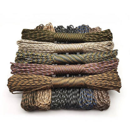 Paracord Assortment – 1mm to 5mm, Random Color Packs