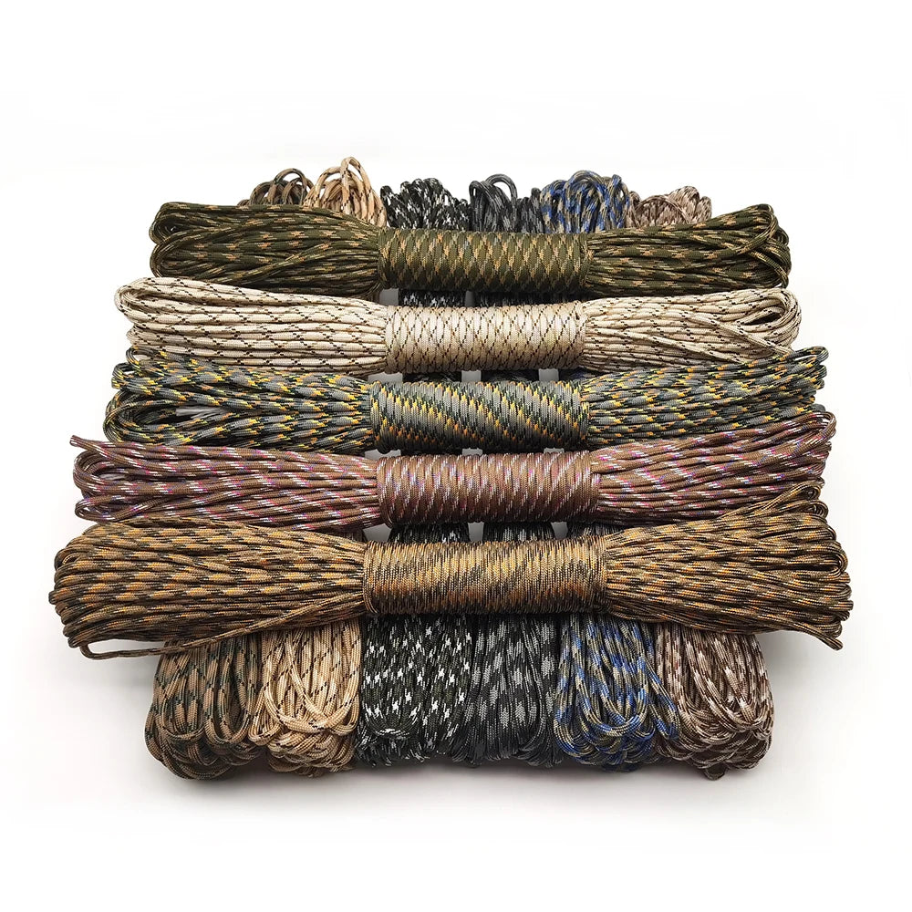 Paracord Assortment – 1mm to 5mm, Random Color Packs