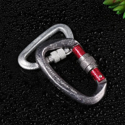 Quality Aluminum Security Master Lock Accessories Mountaineering Protective Equipment Professional Carabiner Climbing Key Hooks