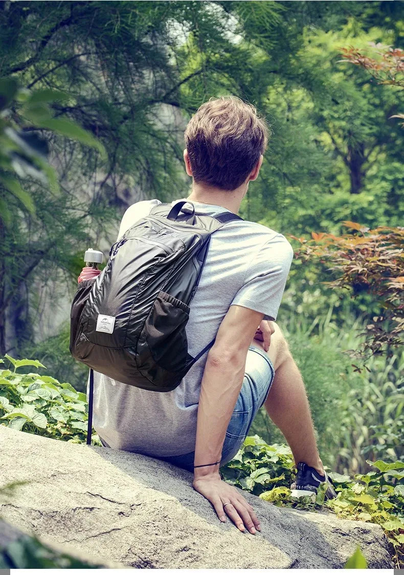 Naturehike Ultra Lightweight 18L Camping Backpack Portable Waterproof Nylon Bags Man Outdoor Hiking Sports Travel Backpack