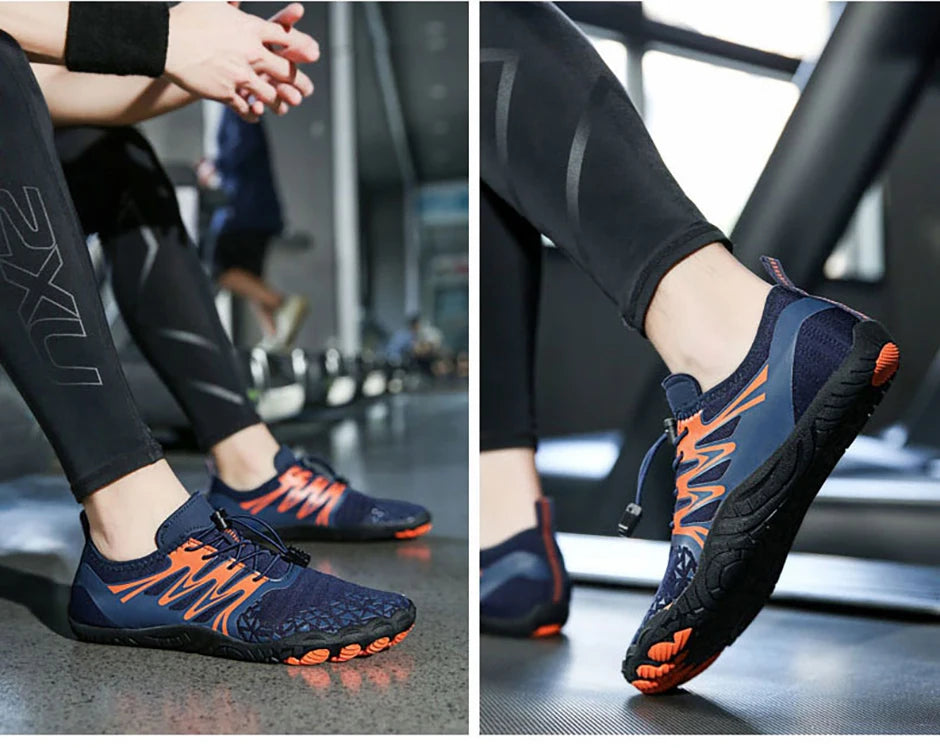 EOCENE Men Women Barefoot Outdoor Sports Aqua Shoes Quick-dry Beach Swimming Fitness Wading Hiking Cycling Water Sneakers Shoes
