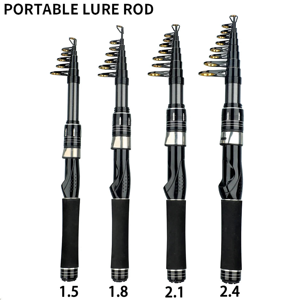 Telescopic Lure Rod 1.5-2.4m