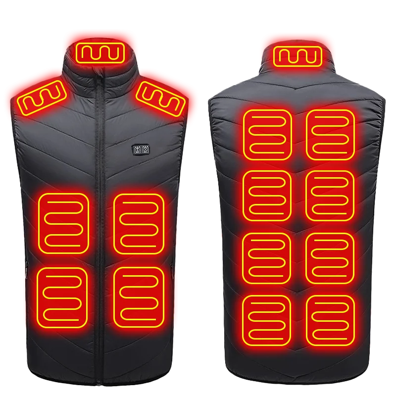 Graphene USB Heated Jacket with 21 Zones