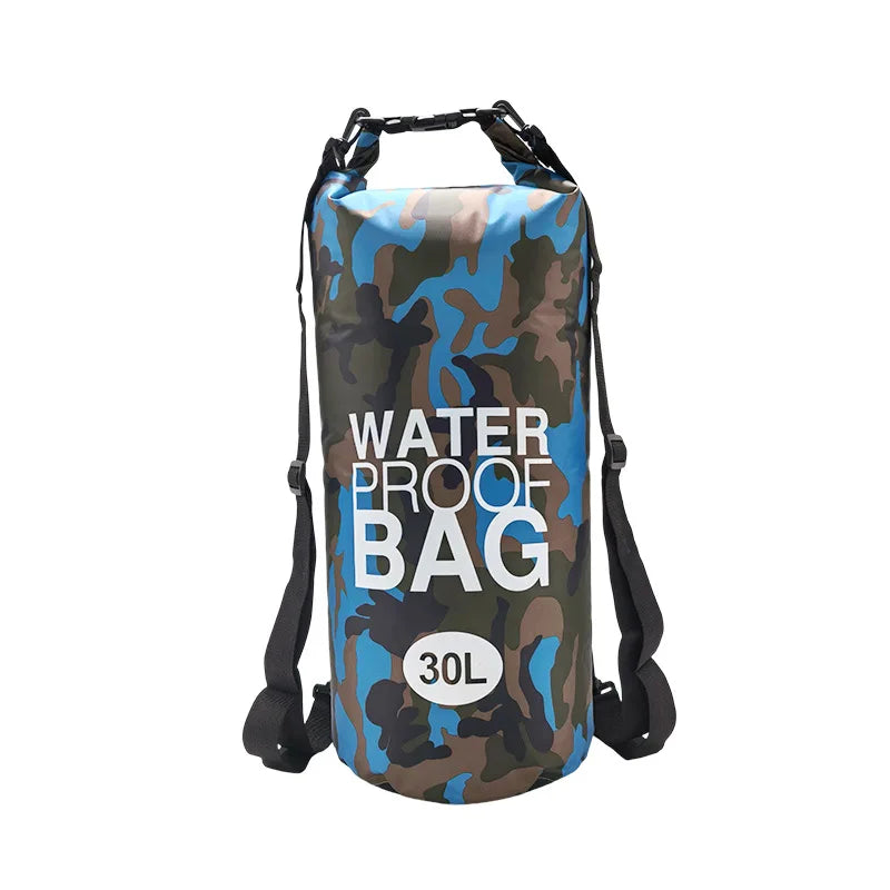 Homefish 15L 30L Waterproof Dry Bag Backpack Wet Separation Pocket for Kayaking Boating Swimming Outdoor Sport