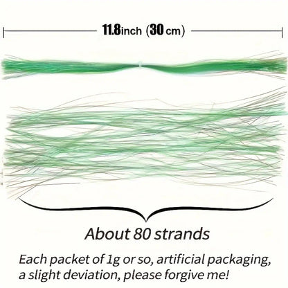 TAKBAS Crystal Flash Fly Tying Kit (15 Pack)