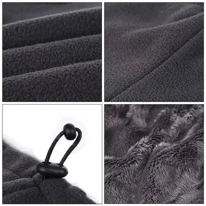 Men's Thermal Windproof Balaclava Face Mask, Fleece Lined Breathable Neck Gaiter for Skiing Cycling Motorcycling